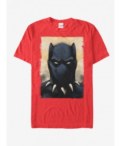 Marvel Black Panther Watercolor Print T-Shirt $6.31 T-Shirts