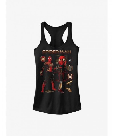 Marvel Spider-Man: No Way Home Spidey Stuff Girls Tank $8.17 Tanks