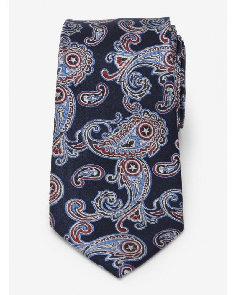 Marvel Captain America Paisley Tie $25.56 Ties