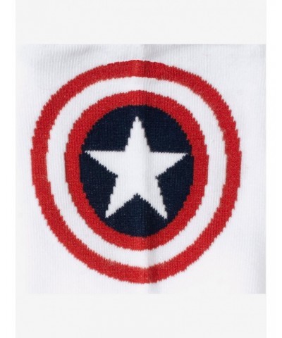 Marvel Captain America White Ankle Socks $4.13 Socks