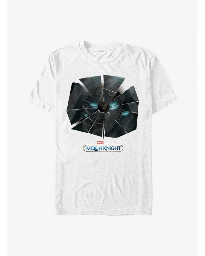 Marvel Moon Knight Broken Glass T-Shirt $8.80 T-Shirts