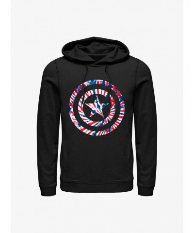 Marvel Captain America Tie-Dye America Hoodie $13.65 Hoodies