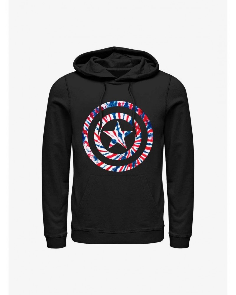 Marvel Captain America Tie-Dye America Hoodie $13.65 Hoodies