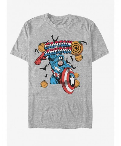 Marvel Halloween Spooky Captain America T-Shirt $9.56 T-Shirts