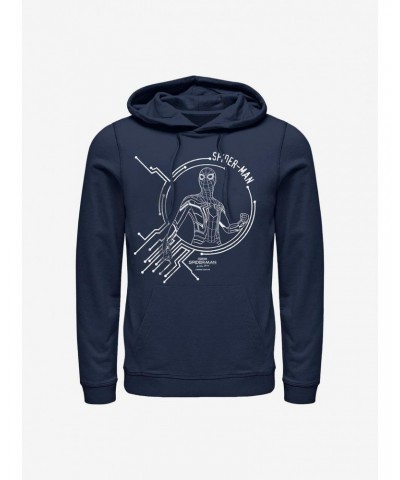 Marvel Spider-Man White Tech Hoodie $15.09 Hoodies