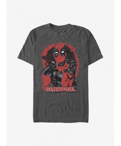 Marvel Deadpool Painted Deadpool T-Shirt $6.69 T-Shirts