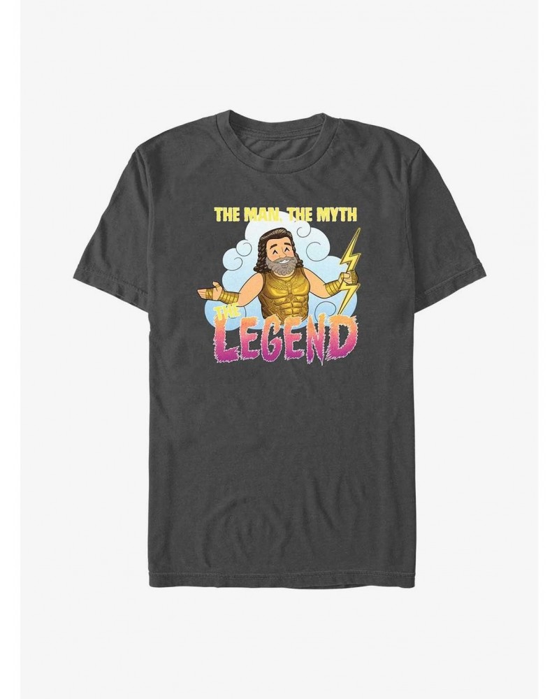 Marvel Thor: Love and Thunder Zeus Man Myth Legend T-Shirt $9.18 T-Shirts