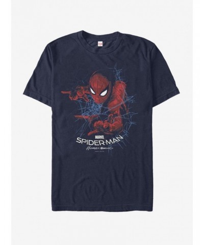 Marvel Spider-Man Homecoming Web Frame T-Shirt $7.46 T-Shirts