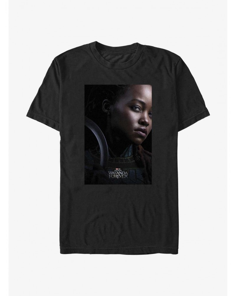 Marvel Black Panther: Wakanda Forever Nakia Movie Poster T-Shirt $6.69 T-Shirts