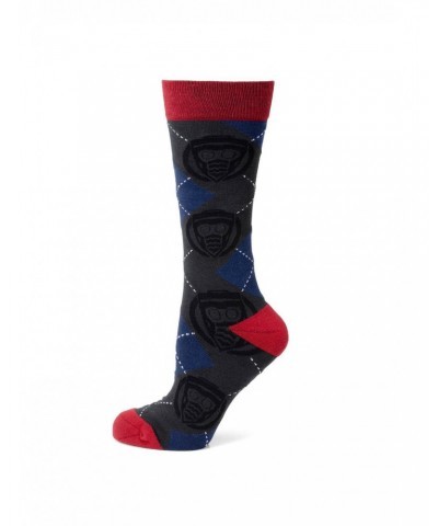 Marvel Guardians of the Galaxy Star-Lord Charcoal Argyle Men's Socks $9.95 Socks