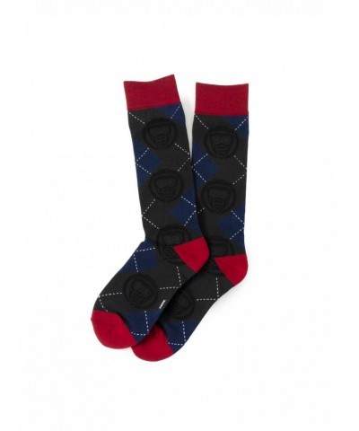 Marvel Guardians of the Galaxy Star-Lord Charcoal Argyle Men's Socks $9.95 Socks