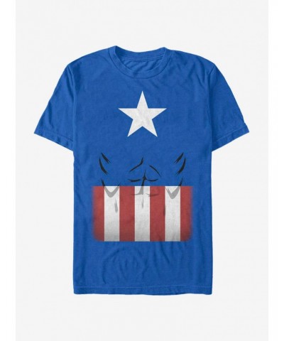 Marvel Captain America Simpler Captain Suit T-Shirt $7.46 T-Shirts