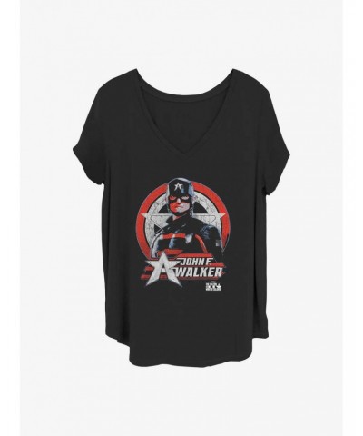 Marvel The Falcon and the Winter Soldier Walker Ranger Girls T-Shirt Plus Size $7.63 T-Shirts