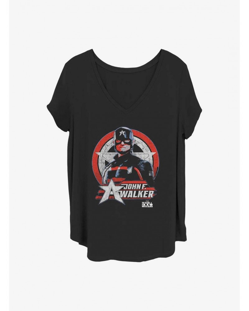 Marvel The Falcon and the Winter Soldier Walker Ranger Girls T-Shirt Plus Size $7.63 T-Shirts