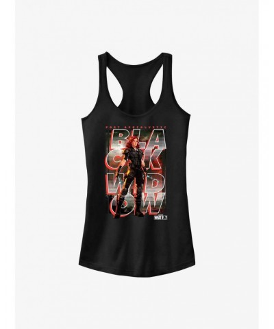 Marvel What If?? Black Widow Post Apocalyptic Key Art Girls Tank $8.76 Tanks