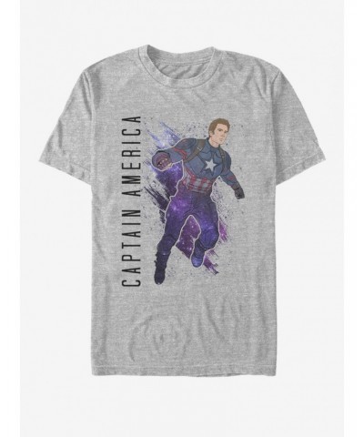 Marvel Avengers: Endgame Captain America Painted T-Shirt $7.46 T-Shirts