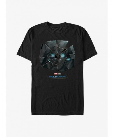 Marvel Moon Knight Broken Glass T-Shirt $5.74 T-Shirts