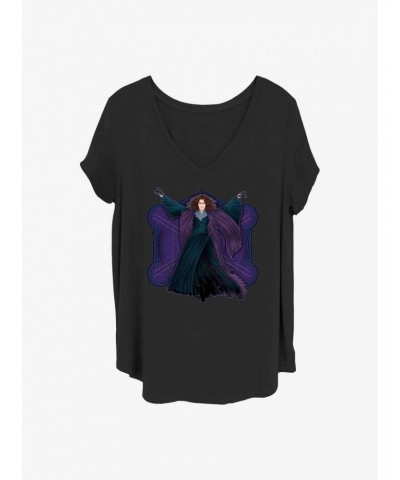 Marvel WandaVision Agatha Harkness Girls T-Shirt Plus Size $10.87 T-Shirts