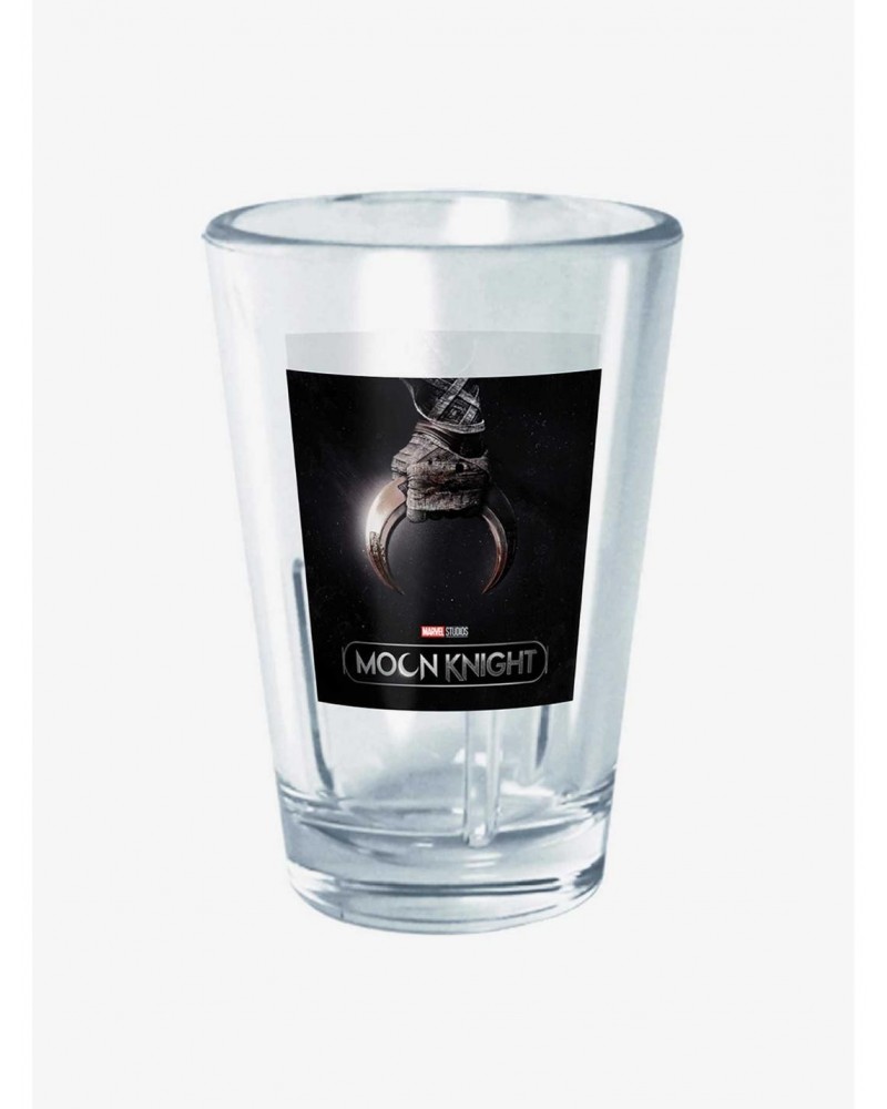 Marvel Moon Knight Crescent Dart Poster Mini Glass $5.16 Glasses