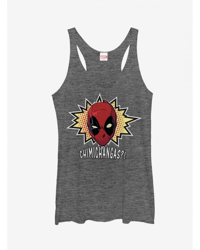 Marvel Deadpool Chimichangas Girls Tank $10.36 Tanks