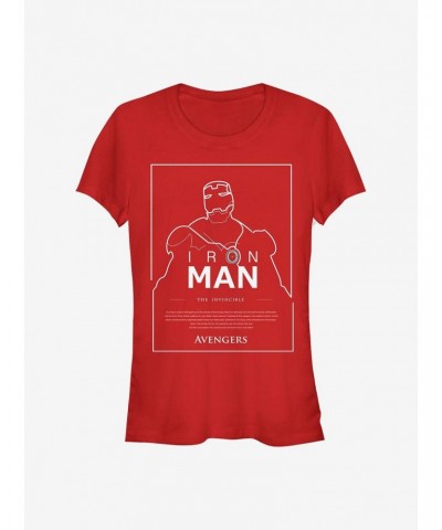 Marvel Iron Man The Invincible Girls T-Shirt $9.36 T-Shirts