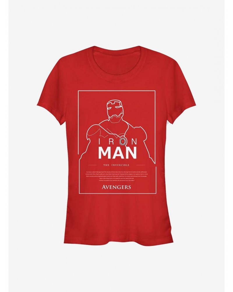 Marvel Iron Man The Invincible Girls T-Shirt $9.36 T-Shirts