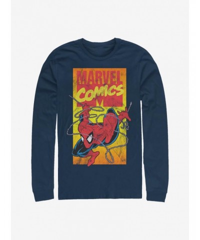 Marvel Spider-Man 90'S Spidey Long-Sleeve T-Shirt $11.58 T-Shirts