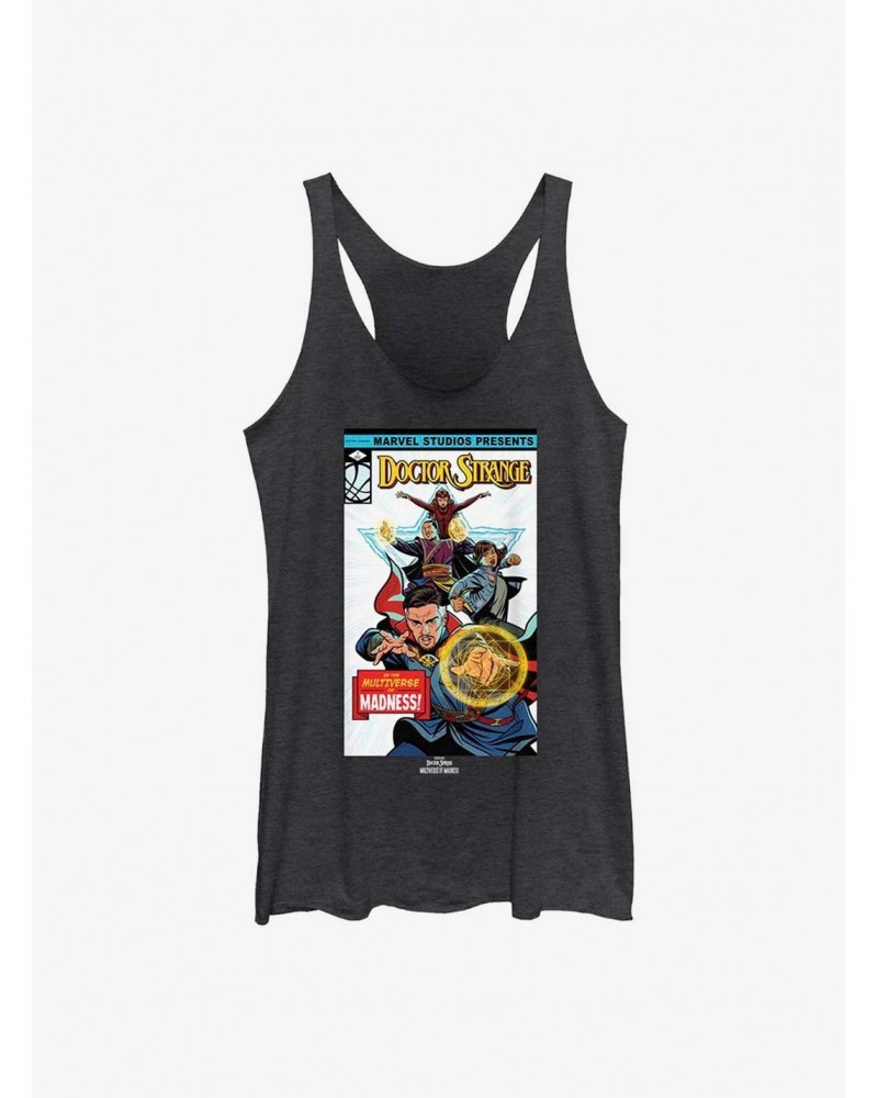 Marvel Doctor Strange In The Multiverse of Madness Comic Cover Girls Tank $9.12 Tanks