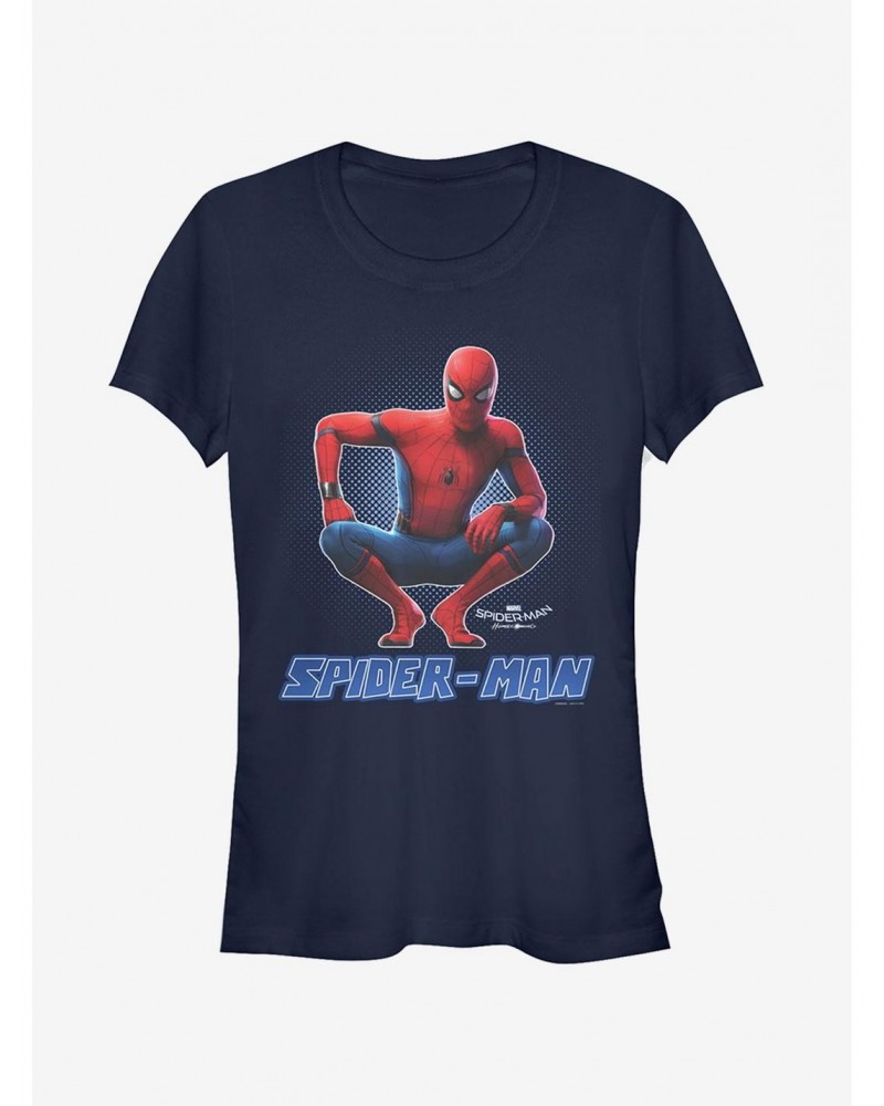 Marvel Spider-Man Homecoming Friendly Neighbor Girls T-Shirt $6.97 T-Shirts