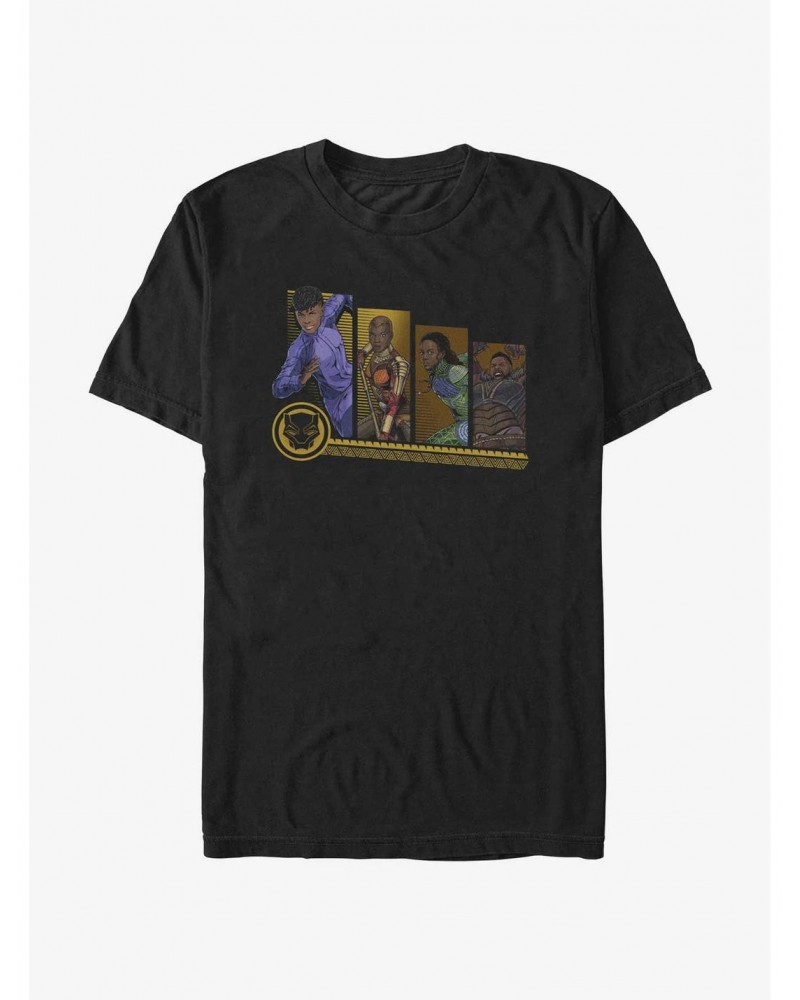 Marvel Black Panther: Wakanda Forever Shuri, Okoye, Nakia, and M'Baku T-Shirt $6.12 T-Shirts