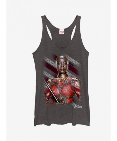 Marvel Avengers: Infinity War Okoye Stripe Girls Tanks $7.04 Tanks