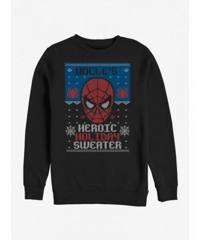 Marvel Spider-Man Holiday Sweater Uncle Sweatshirt $10.33 Sweatshirts