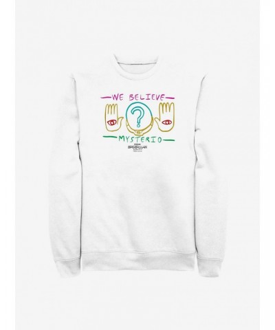 Marvel Spider-Man Believe Mysterio Crew Sweatshirt $12.40 Sweatshirts