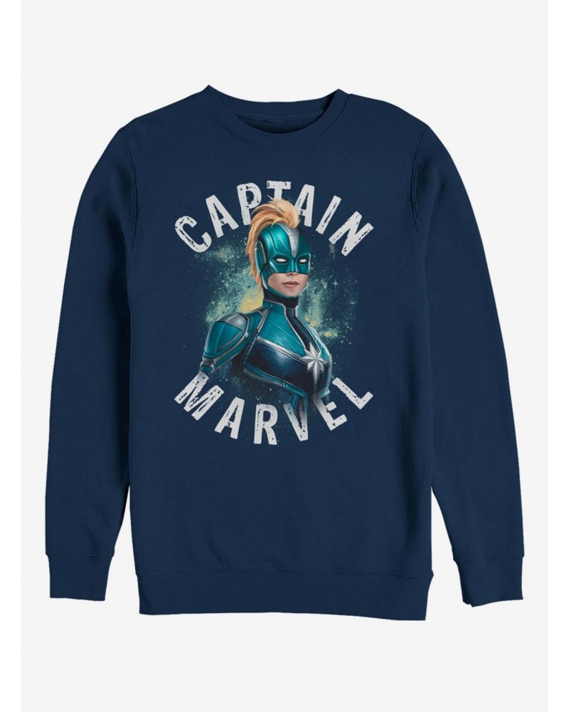 Marvel Captain Marvel Blue Sweatshirt $13.28 Sweatshirts