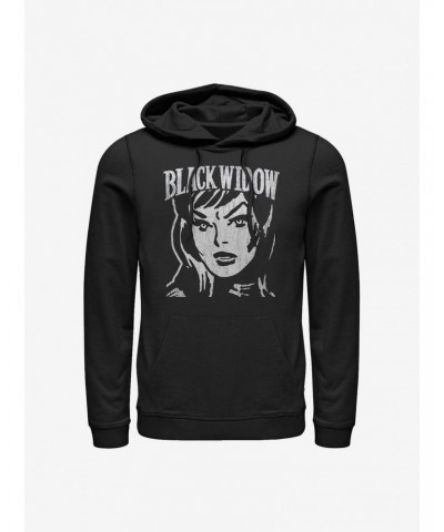 Marvel Black Widow Simple Block Hoodie $14.37 Hoodies