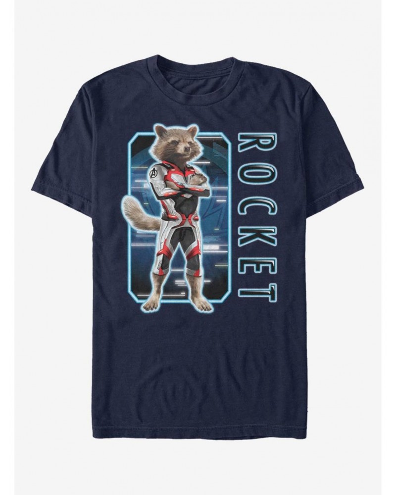 Marvel Guardians Of The Galaxy Rocket Armor Solo Box T-Shirt $7.84 T-Shirts