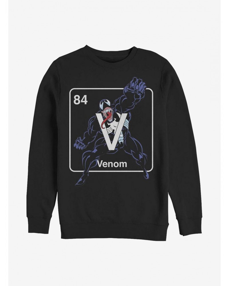 Marvel Venom Periodic Venom Crew Sweatshirt $14.17 Sweatshirts