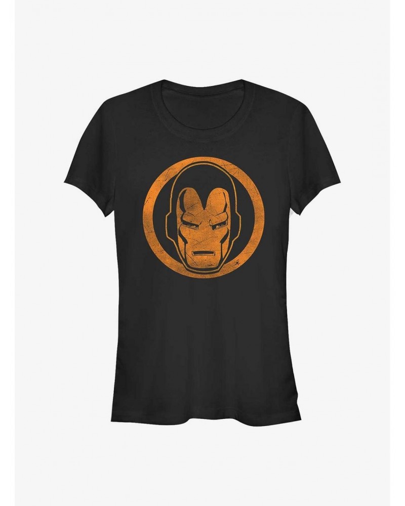 Marvel Iron Man Iron Orange Girls T-Shirt $8.57 T-Shirts