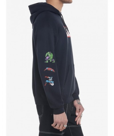 Marvel Logo & Characters Hoodie $7.98 Hoodies