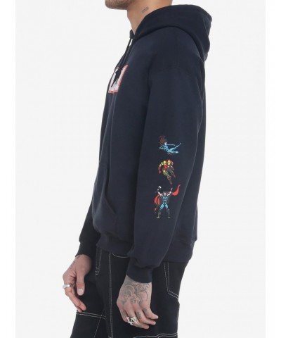 Marvel Logo & Characters Hoodie $7.98 Hoodies