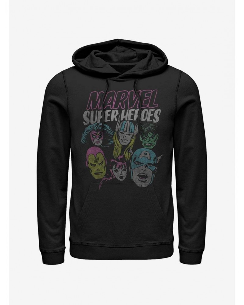 Marvel Avengers Grunge Heroes Hoodie $11.85 Hoodies